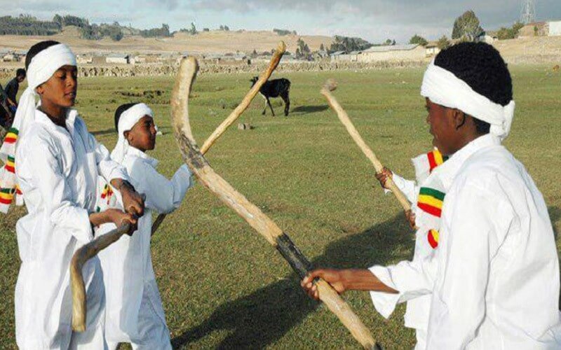 Traditional Genna game