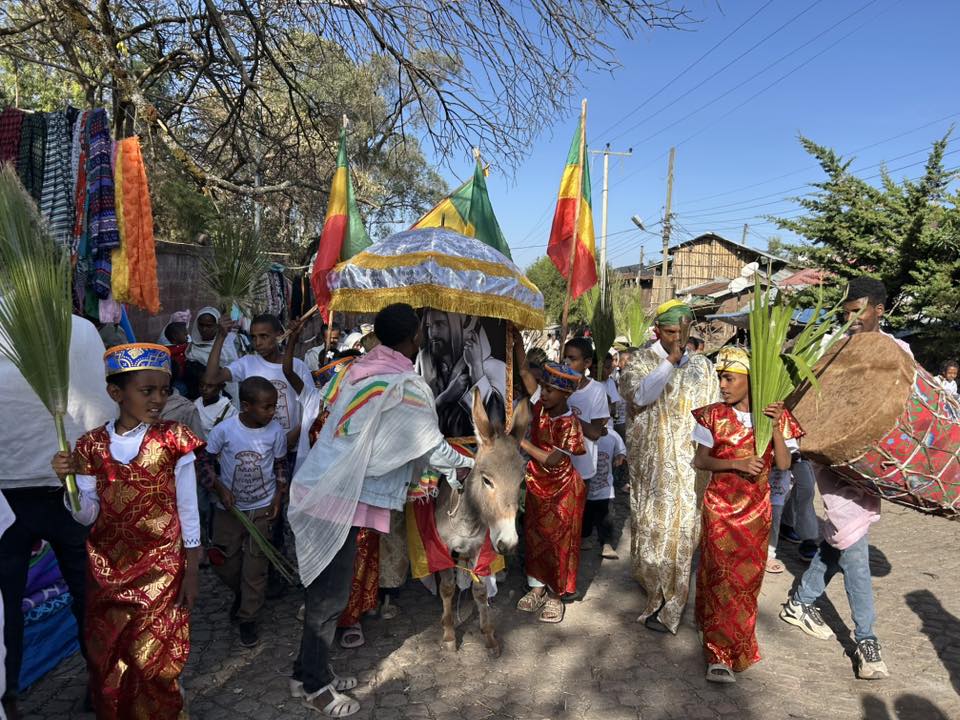 Pilgrims at Lalibela